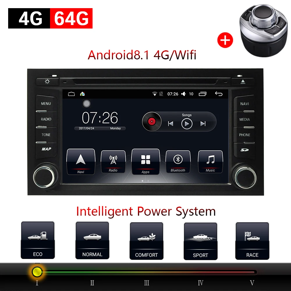 

Car Multimedia player 1 Din Android 8.1 Car DVD For VW/Volkswagen Seat Leon 2011-2017 7" 4G/32G/64G touch screen car Radio GPS