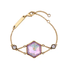 Разноцветный геометрический простой модный винтажный браслет, очаровательные женские ювелирные изделия от известного бренда