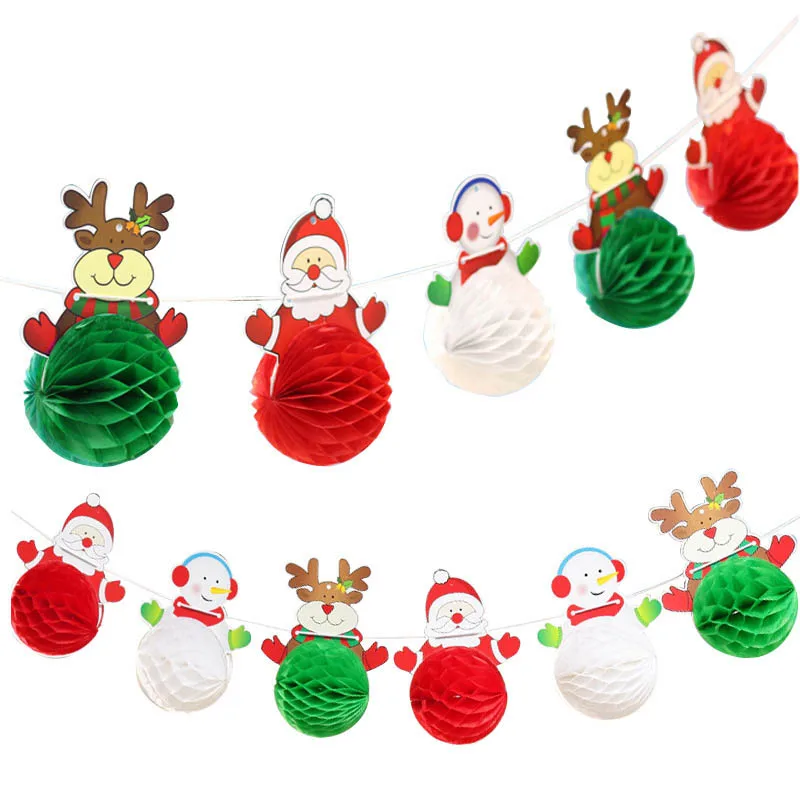 

1 Set Paper Balls Lanterns Decorations Hanging For Home Festival Christmas Party WXV Sale