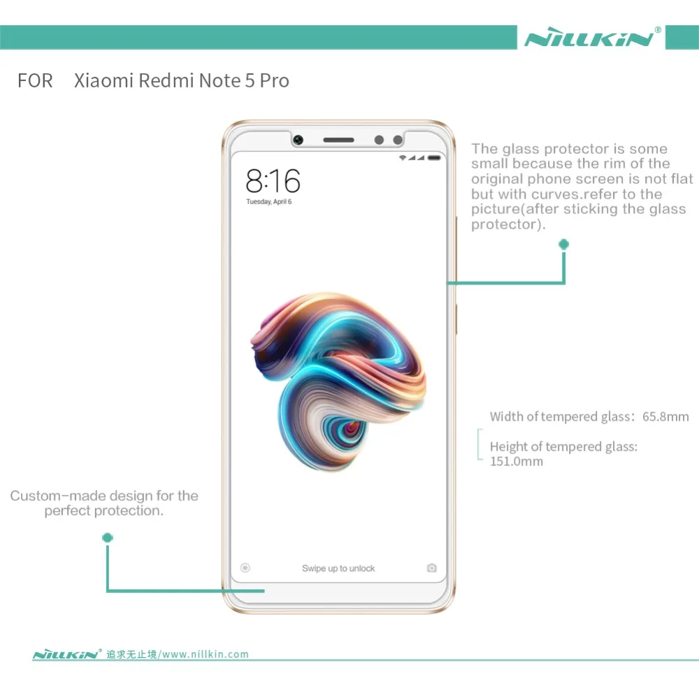 Xiaomi Redmi Note 7 6 5 Pro стекло Nillkin 2.5D 9H жесткое закаленное стекло для защиты экрана для Redmi Note 7 6 5 Pro ультратонкое стекло