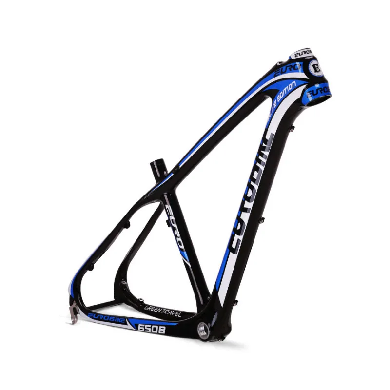 Top Ultra-light Carbon Fiber Frame Mountian Bike Disc Brake Tapered Tube 27.5inch Wheel 16.5inch Frames MTB Bicycle Part Accessories 4