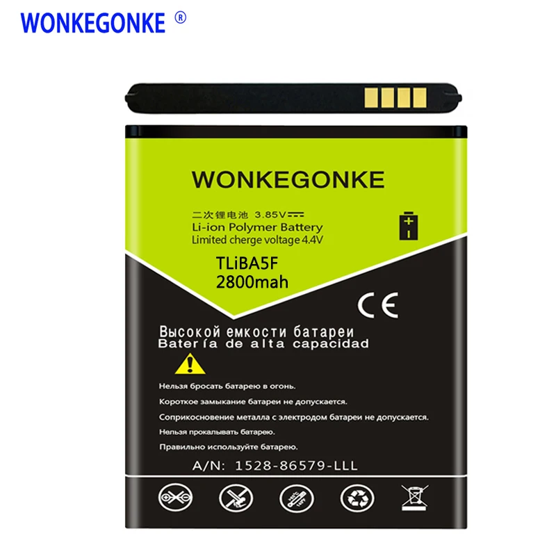 WONKEGONKE TLiB5AF для Alcatel One Touch Pop C5 OT5036 OT5036D OT-5036 OT-5036D для TCL S800 S710 батарея