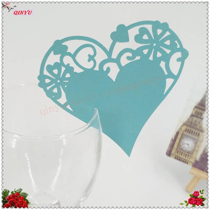 Любовь вырез Место эскорт Свадьба Помолвка декор для вечеринки бокал вина