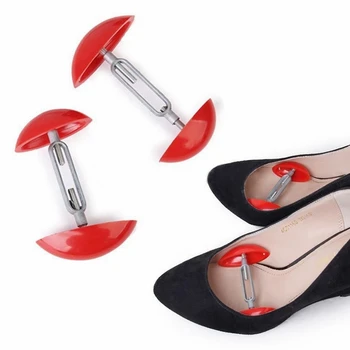 

1Pair Mini Adjustable Shoe Trees Plastic Women Mini Shoes Keepers Support Care Stretcher Shoe Shapers Shoes Expander Extender