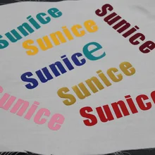 SUNICE флок теплопередача виниловая пленка для творчества Декор железо на ткани/шляпа/сумка виниловой Cuter многоцветная пленка HTV 50 см x 20 см