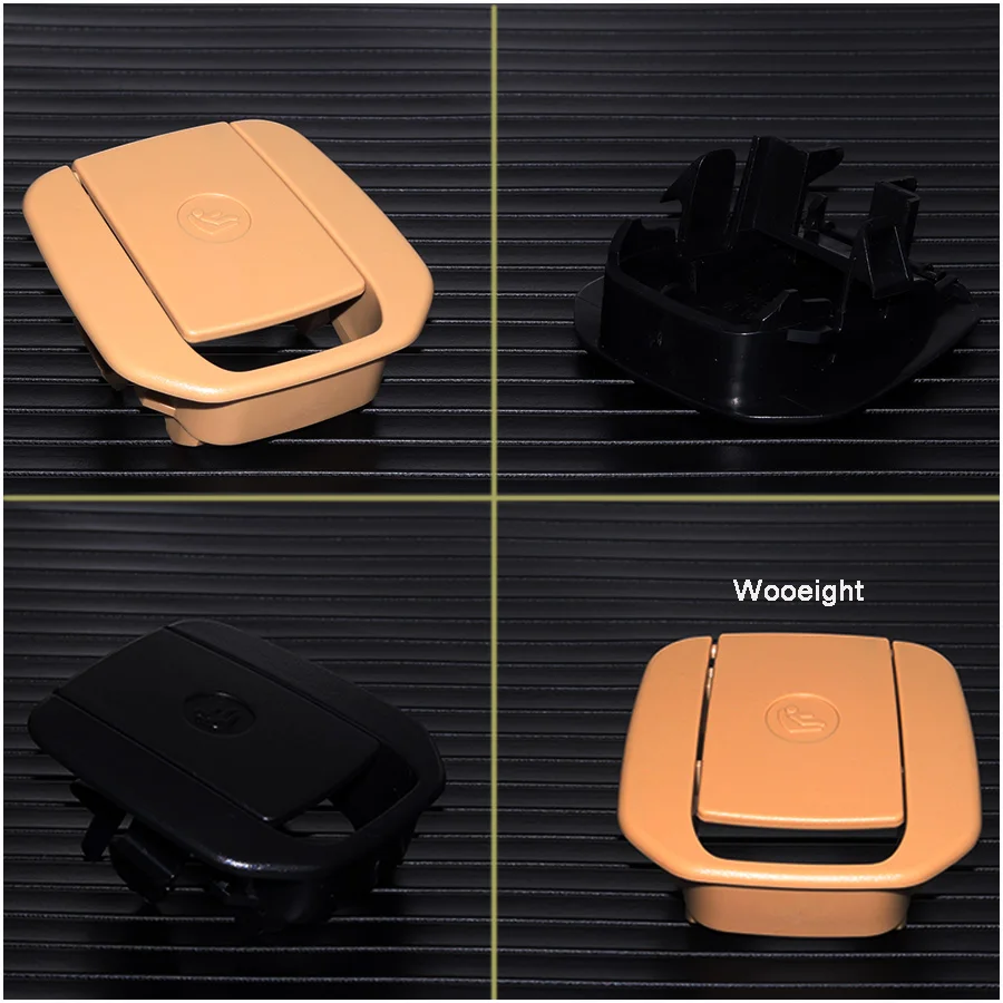 Wooeight Black Beige Car Rear Safety Seat Belt Buckle Mount Cover For BMW F30 F31 3-Series F20 F21 F22 F80 M3 F34 (2)