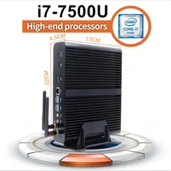 [7TH Gen Intel Core i7 7500u] kabylake Мини-ПК Оконные рамы micro pc Макс 3.5 ГГц HD graphics620 4 К HTPC настольных ПК Linux Коди DDR4 Оперативная память