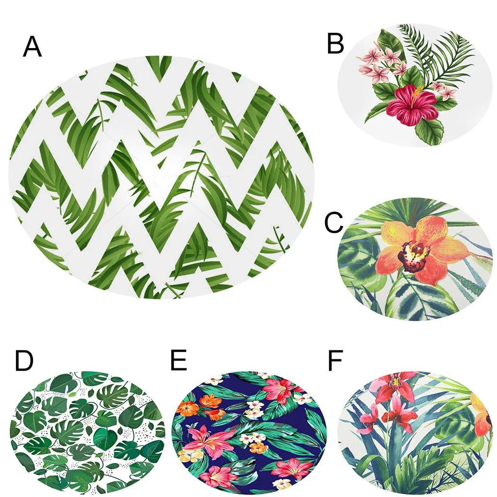 

Carpet For Living Room Modern Durable Botany Elements Blanket Round Bathroom carpet 55cm Flannel L524