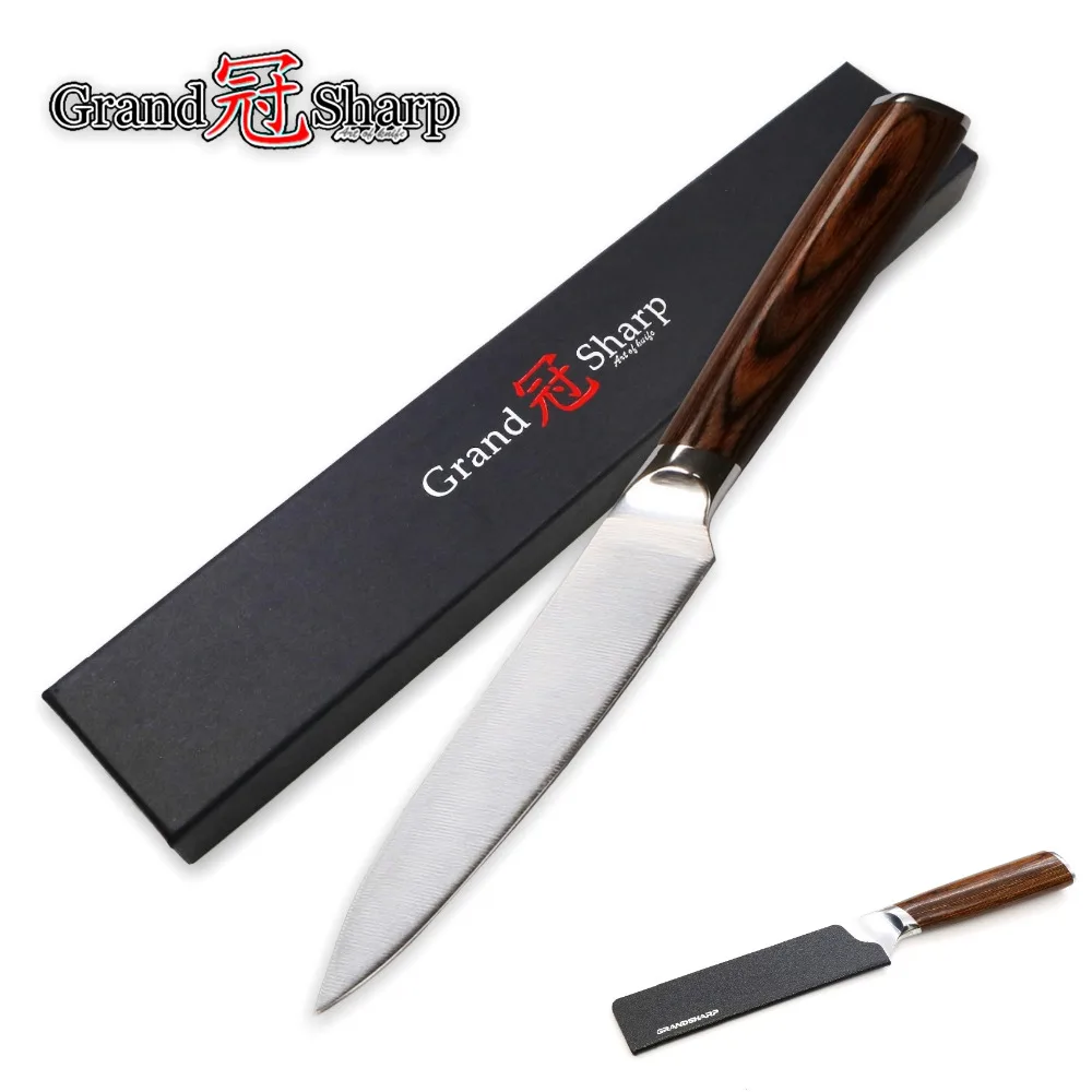  4 Pcs Steak Knife Set GERMAN DIN1.4116 Molybdenum Vanadium Steel Kitchen Knife Set Gift Box Wedding - 32863755454