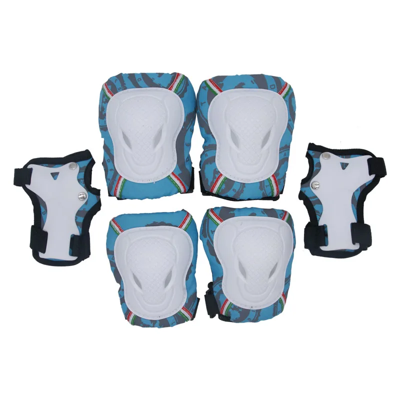 LANOVA 6pcs/set Kids Skating Protective Gear Set Elbow Knee pads