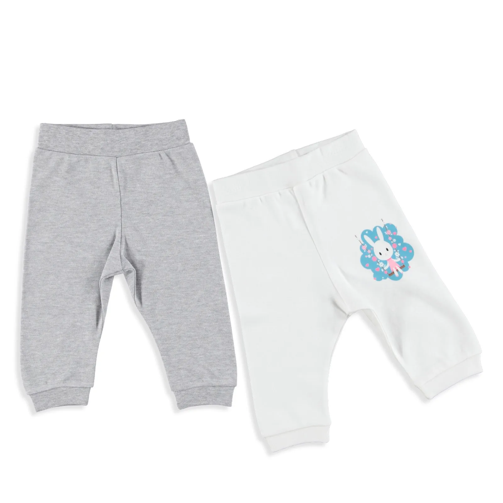 

ebebek HelloBaby Baby Girl Footless Trousers 2 Pack