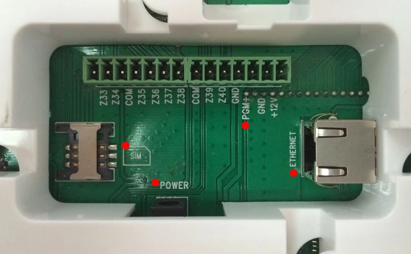 TCP/IP(RJ45 Ethernet Порты и разъёмы), веб IE GSM SMS приложение Управление 868 МГц домашняя сигнализация Системы, UK/US/EU на выбор доступны вилки