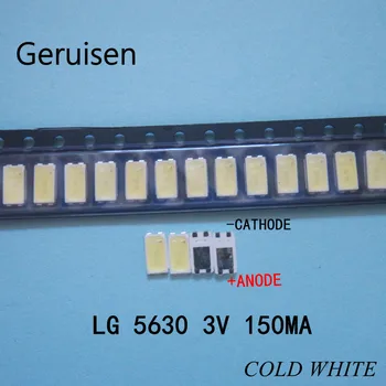 

For LG LED LCD Backlight TV Application Middle Power LED LED Backlight RS59P 0.5W 3V 5630 Cool white LED LCD TV Backlight 50PCS