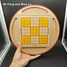 5 в 1 головоломка судоку Многофункциональный шахматная доска деревянная игрушка подарок для детей разведки развивающие Mind Game