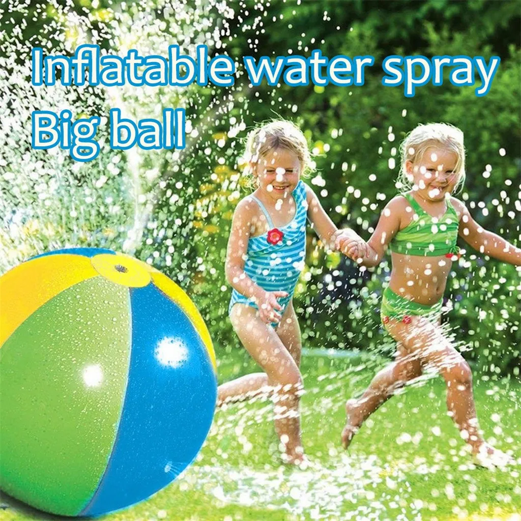 

Inflatable Sprinkler Water Ball Outdoor Summer Swimming Pool Beach Party Play Toy Lawn Game Toy Outdoor Water Toy For Kids 5.24
