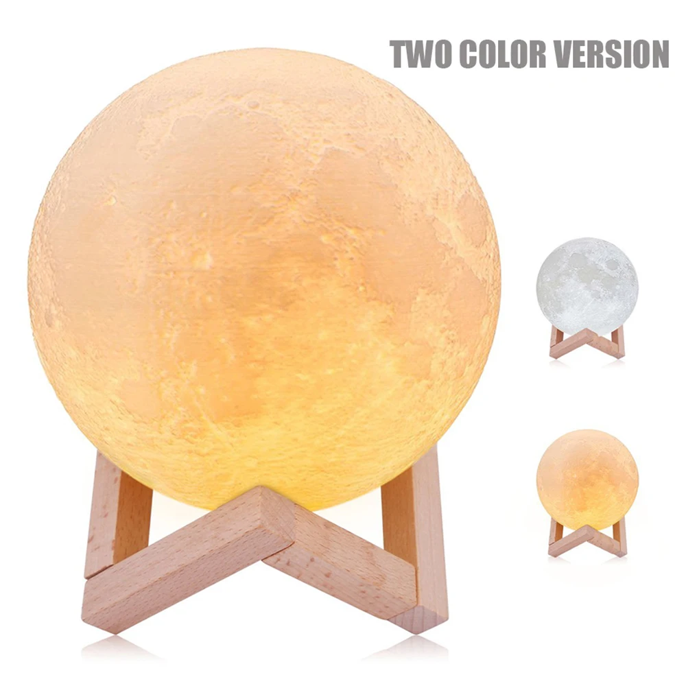 Индивидуальные 3D очаровательные лунные лампы двух цветов/RGB 16 цветов Луна ночной Светильник "Люблю тебя к Луне и обратно" ночник