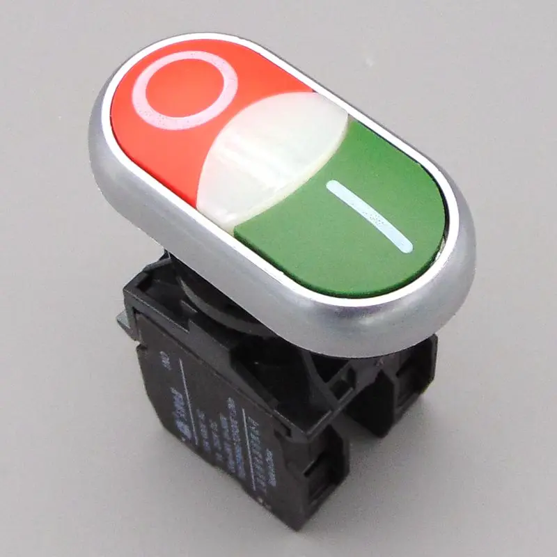 22 мм 1NO 1NC мгновенная кнопка переключения красная и Зеленая кнопка|switch lens|button boybutton