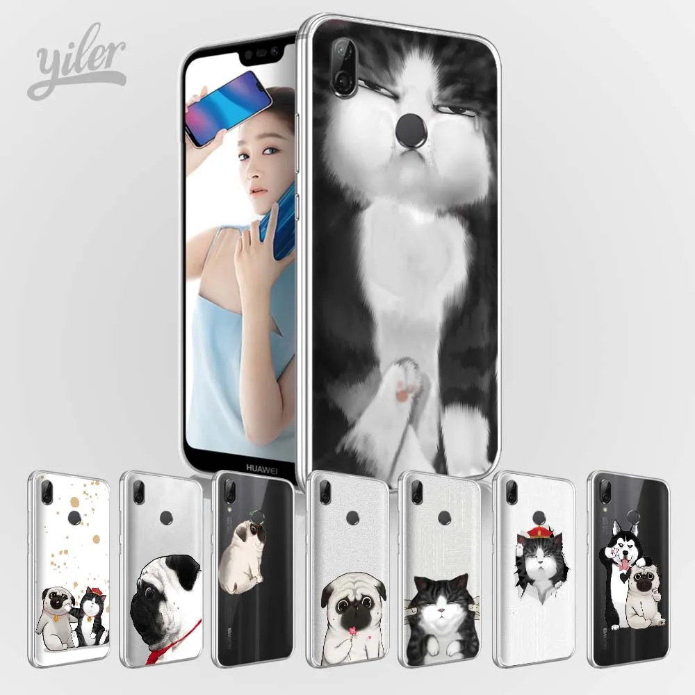 

Coque For Cases Huawei P20 lite Case P Smart P20 P20 Pro Fashion Cat Case for Huawei Honor 8X 10 9 lite 8 lite 9 10 6X 7X Case