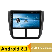 9″ 2.5D IPS Android 8.1 Car DVD Multimedia Player GPS for Subaru Forester 2008 2009 2010-2012 audio car radio stereo navigation