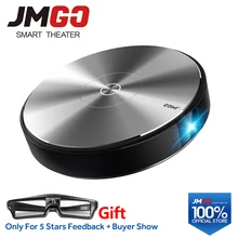 JMGO N7L Full HD Projector, 1920*1080P,2G+16G,700 ANSI Lumens Smart Beamer, WIFI, Bluetooth Speaker.HDMI, USB,Support 4K LED TV