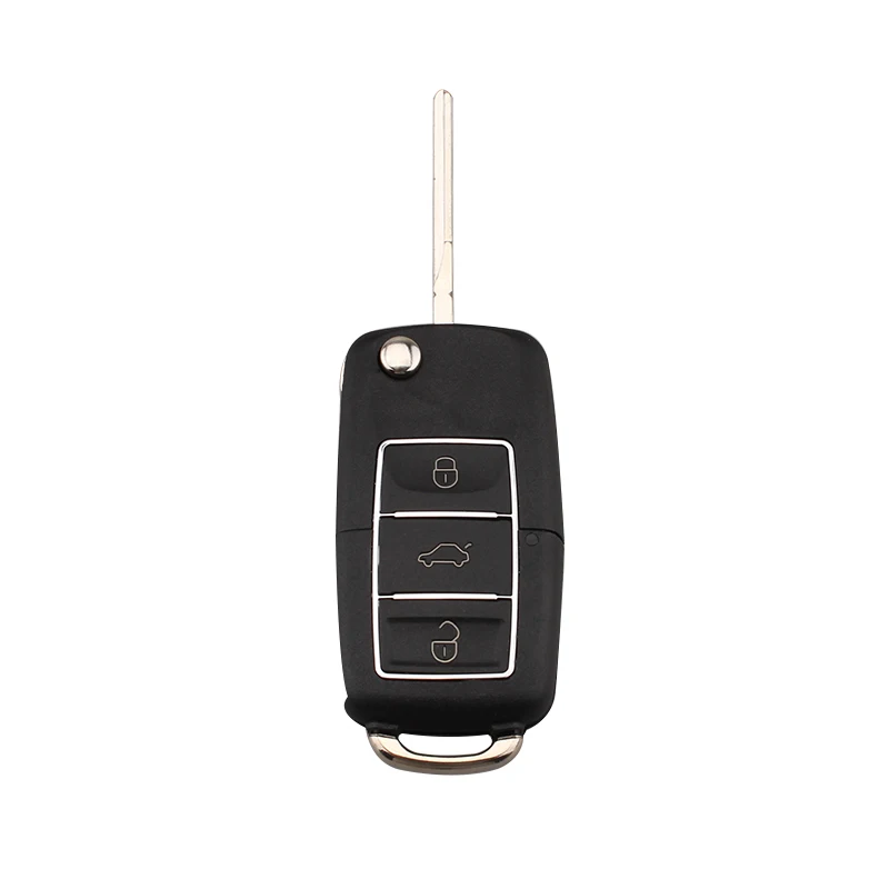 

QWMEND 3Buttons Folding Remote Key shell Fob For SEAT Altea Alhambra Arosa Exeo Ibiza Leon Mii car Key Shell No logo