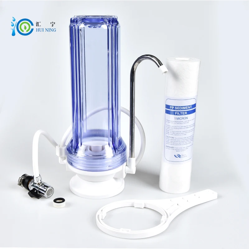

Terminal Purification Clear Ce Water Filter One Stage Pre-filter Transparent Desktop Pp Filter