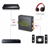 LiNKFOR DAC-Convertidor de Audio Coaxial óptico a RCA analógico, Adaptador convertidor analógico de Jack de 3,5 MM con Cable óptico para amplificador ► Foto 3/6