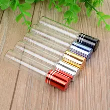 10 мл эфирное масло в рулоне стеклянный флакон для духов для женщин и женщин, прозрачный ролик для путешествий, многоразовый флакон