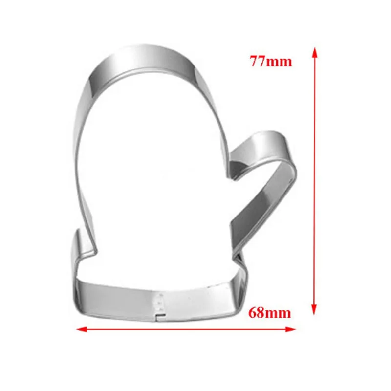 1 шт., рождественский подарок, форма для выпечки торта, печенья, печенья, рождественские перчатки, форма для украшения торта, формочки для помадки, инструменты