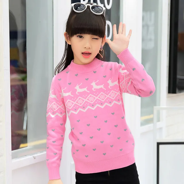 Girls Sweaters Kids Clothes Wool Sweater For Girs Children Clothing Baby Girl Spring Winter