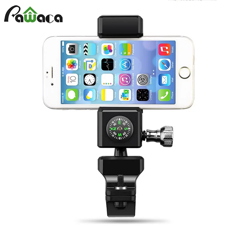 

Bicycle Phone Mount Holder with Compass and LED Light 360 degree Rotation Bike Bicycle Phone Holder Cycling Accessories Parts
