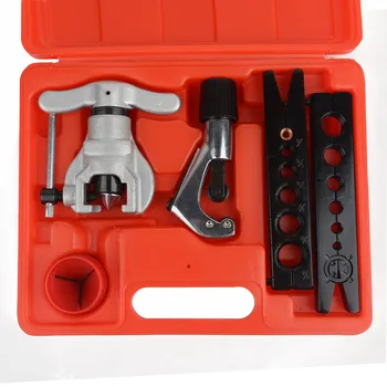 

CT-808 Eccentric Tube Flaring Tool Kit Metric and Inch Tube Expander Kit Air Conditioner Copper Pipe Reamer 6-19mm 1/4-3/4"