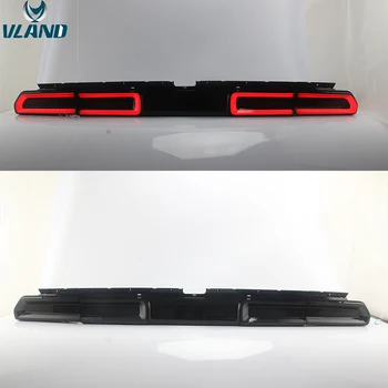 

vland Taillight assembly Full LED Lamp for Dodge Challenger Tail Light / Rear Lamp 2008 2014 with Red Turn Signal Sequential