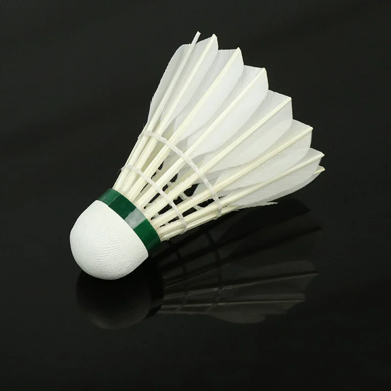 12 unids/caja actualizado de pluma de ganso bádminton Shuttlecock Durable madera de corcho de transporte al pene de bádminton formación HS-60 12 unids/caja actualizado de pluma de ganso bádminton Shuttlecock Durable madera de corcho de transporte al pene de bádminton formación HS-60