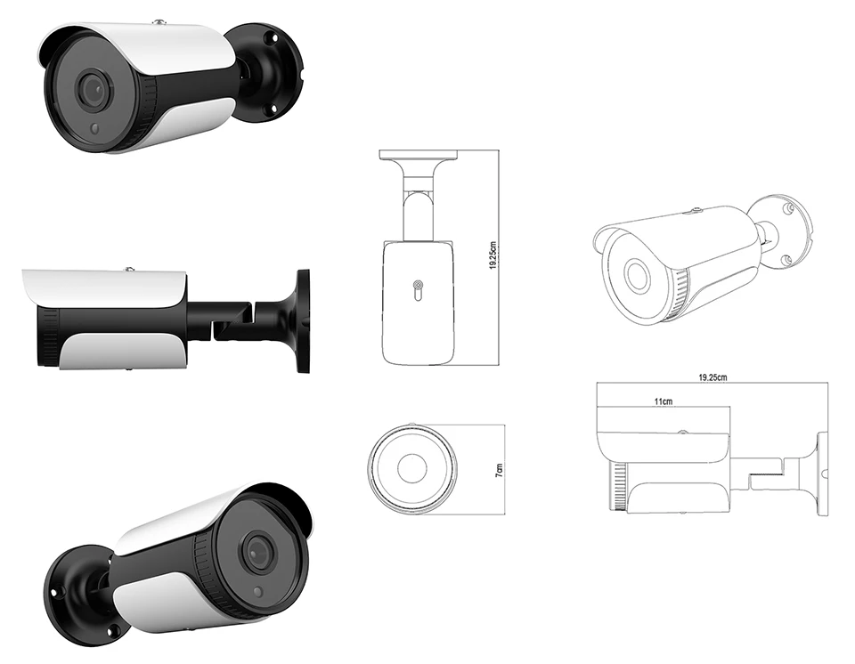 HJT H.264/H.265 16CH 48 V POE 1080 P 2.0MP IP Камера 16CH POE NVR P2P CCTV Камера открытый Водонепроницаемый AEeye Onvif 2,1