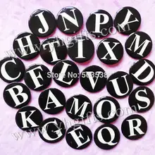 150 шт./лот, 4.5 см(1.7 дюймов), A-Z буквы значок, кнопка моды, Брошь контакты, логотип команды, Гуди мешок. детский сад ремесел.. OEM