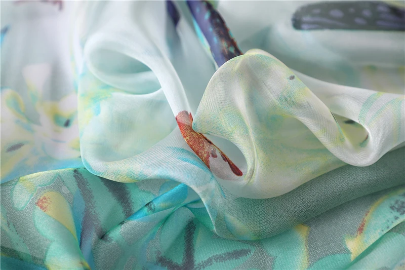 Весна Лето Мягкие Шелковые шарфы с принтом женские Шали Обертывания хиджабы для женщин пашмины бандана шеи хиджабы-шарфы платки