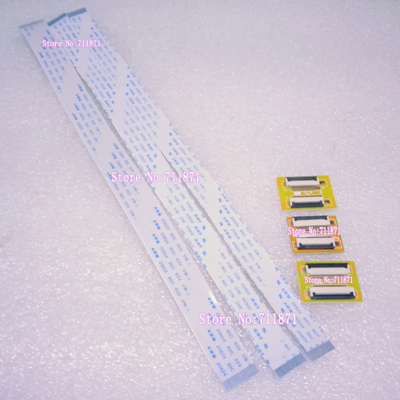 

Type A 0.5 Pitch 24P 26P 30Pin FFC Flexible Flat Cable Extension cord Connector 24 26P 30P FPC FFC TTL Extend Adapter joint Line