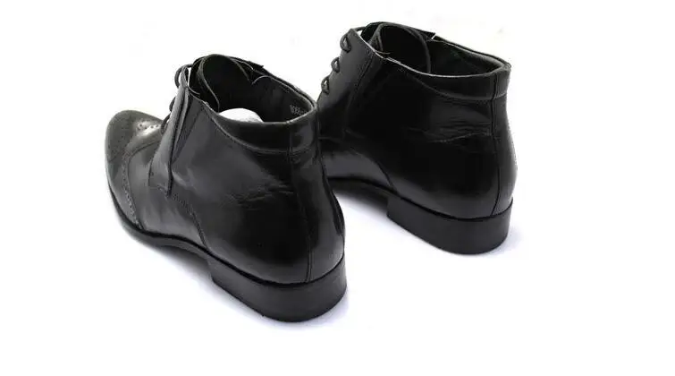 Босоножки Для мужчин оксфорды Мужская обувь с высоким берцем Повседневное резные Мужские мокасины из натуральной кожи с острым носком