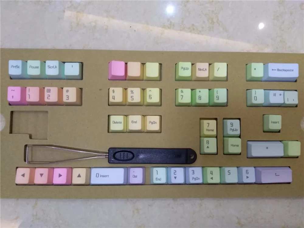 Механические клавиши Rainbow PBT keycap cherry mx OEM для игровой клавиатуры ANSI 104 keycap для механической клавиатуры filco ducky