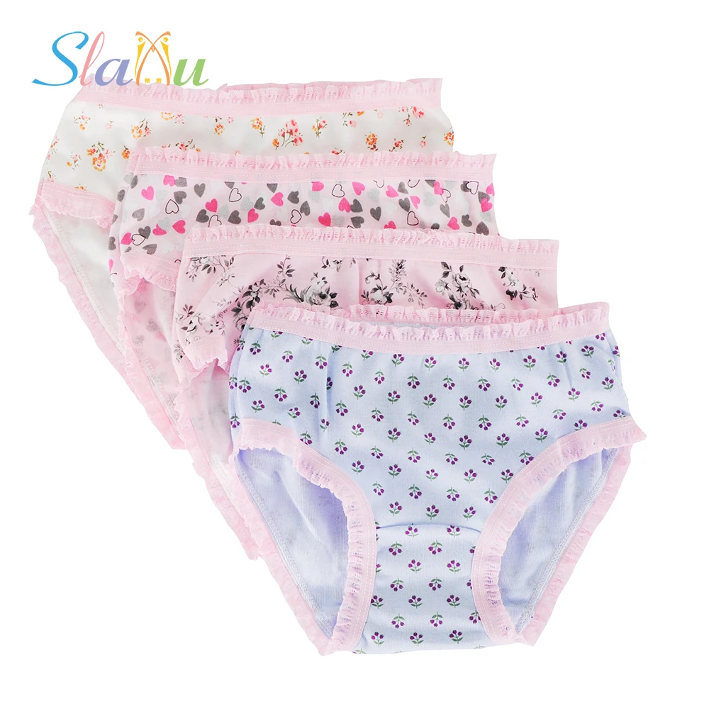 

12 Pcs/Lot 200-Kinds Style Girls Briefs Organic Cotton Kids Baby Underwear For Girl Children's Panties Baby Clothing 2-10 y