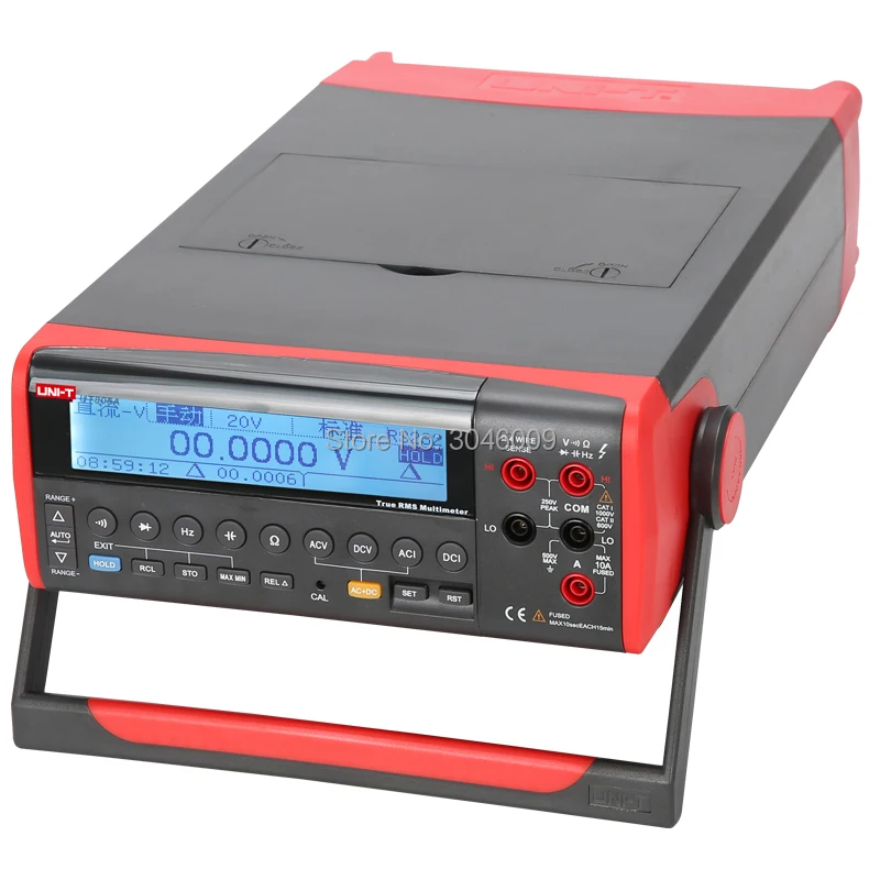 UNI-T UT805A Настольный цифровой мультиметр Высокая точность True RMS мультиметр жидкокристаллический дисплей USB/RS232 передача данных