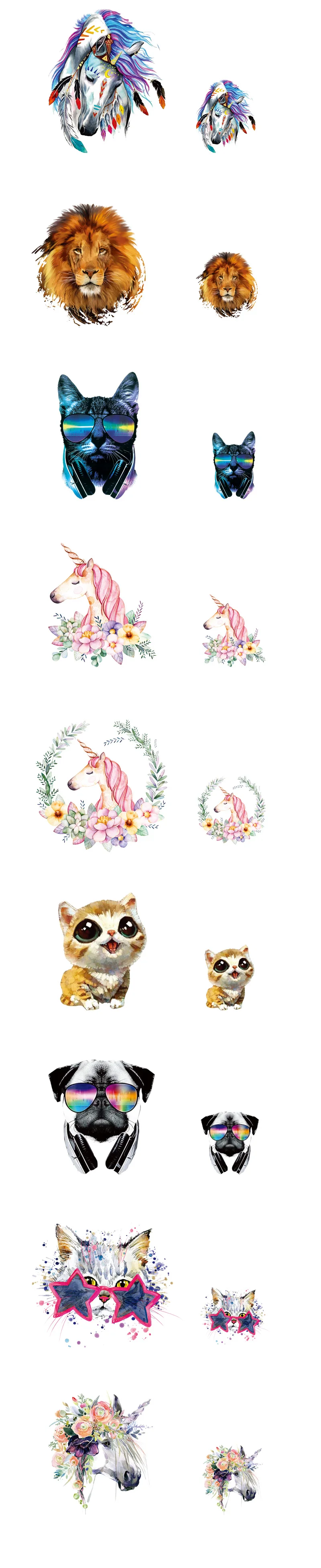 2pcs Hot Sale Patches Ironing Transfer Heat Press Patch Stickers Clothing Decoration Accessory for Parent-Childs1