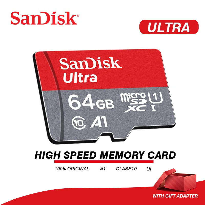 Одежда высшего качества sandisk микро SD карты Class10 TF card16gb 32 Гб 64 Гб 128 ГБ 80 МБ/с. слот для карт памяти samrtphone день студенты