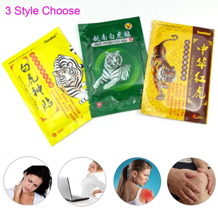 24Pcs Chinese Medical Hot Tiger Balm Vietnam Muscle Rthritis Adhesive Rheumatism Pain Plaster Relieving Patch Health Care