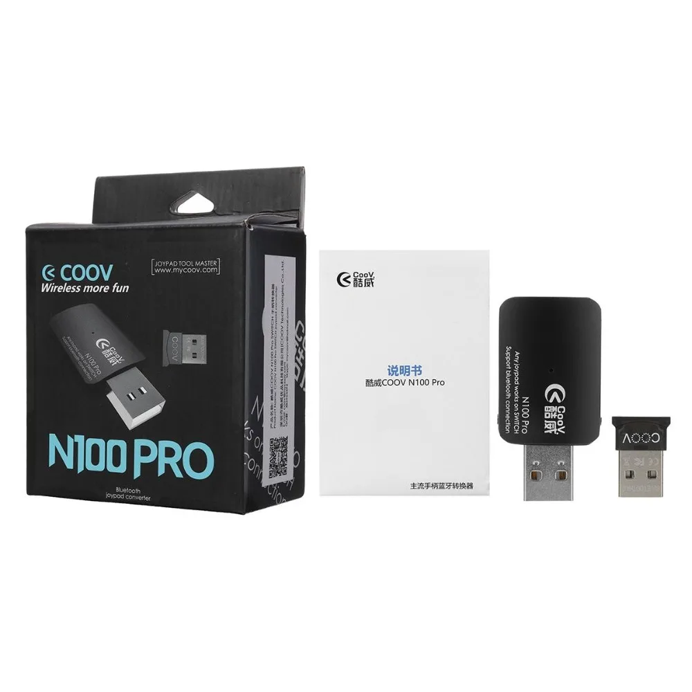 

Coov N100 PRO for PS4/Xbox One wireless controller Converter 4.0 Adapter to Nintend Switch NS Wired GamePad Joystick Converter