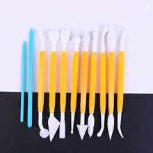 11 шт./компл. глины инструменты для лепки резьба, керамика набор инструментов включает в себя глины Цвет формочек Инструменты моделирования школьные канцелярские принадлежности Инструменты