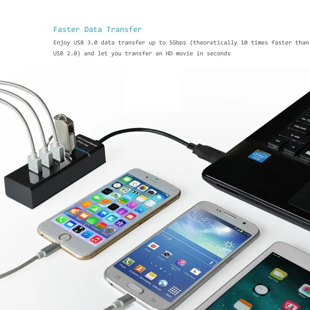 DOBE 4 порта 3 0 концентратор расширитель USB Высокоскоростной Мульти порты s