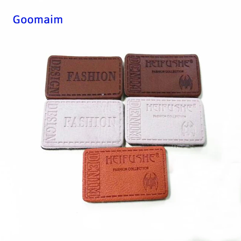 leather label custom in Garment Labels sowing clothes handmade embossed