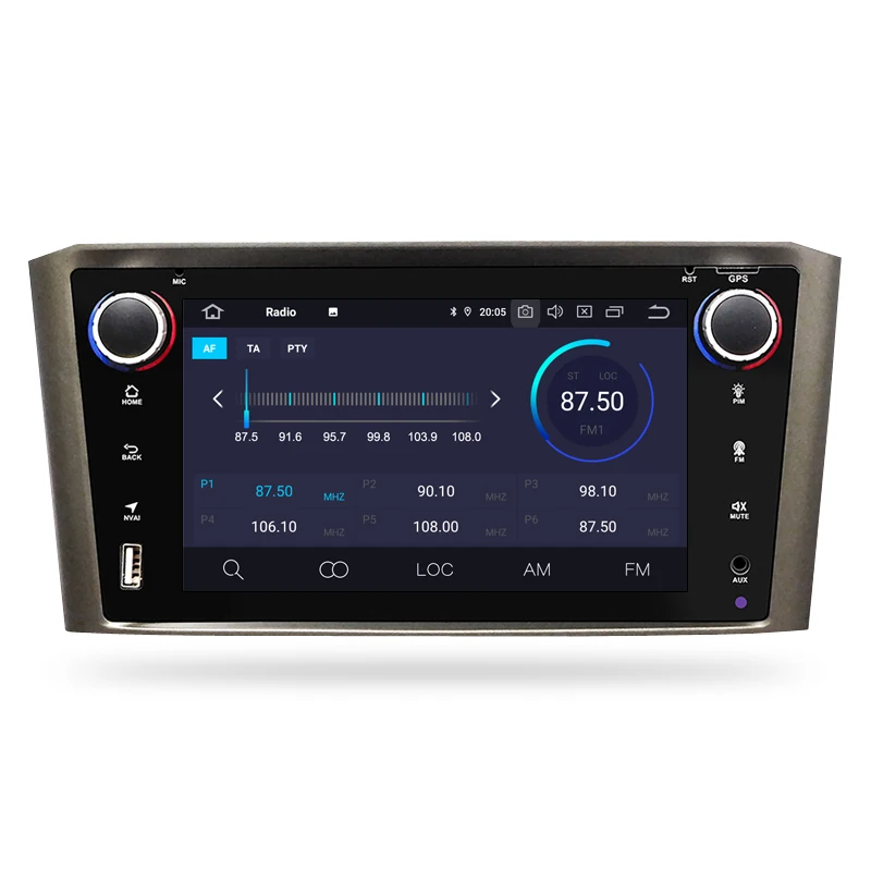 Flash Deal Android 9.0 IPS 2G RAM Car DVD Stereo Player For Toyota Avensis/T25 2003-2008 Car PC Head 1 Din GPS Navigation Video Multimedia 4
